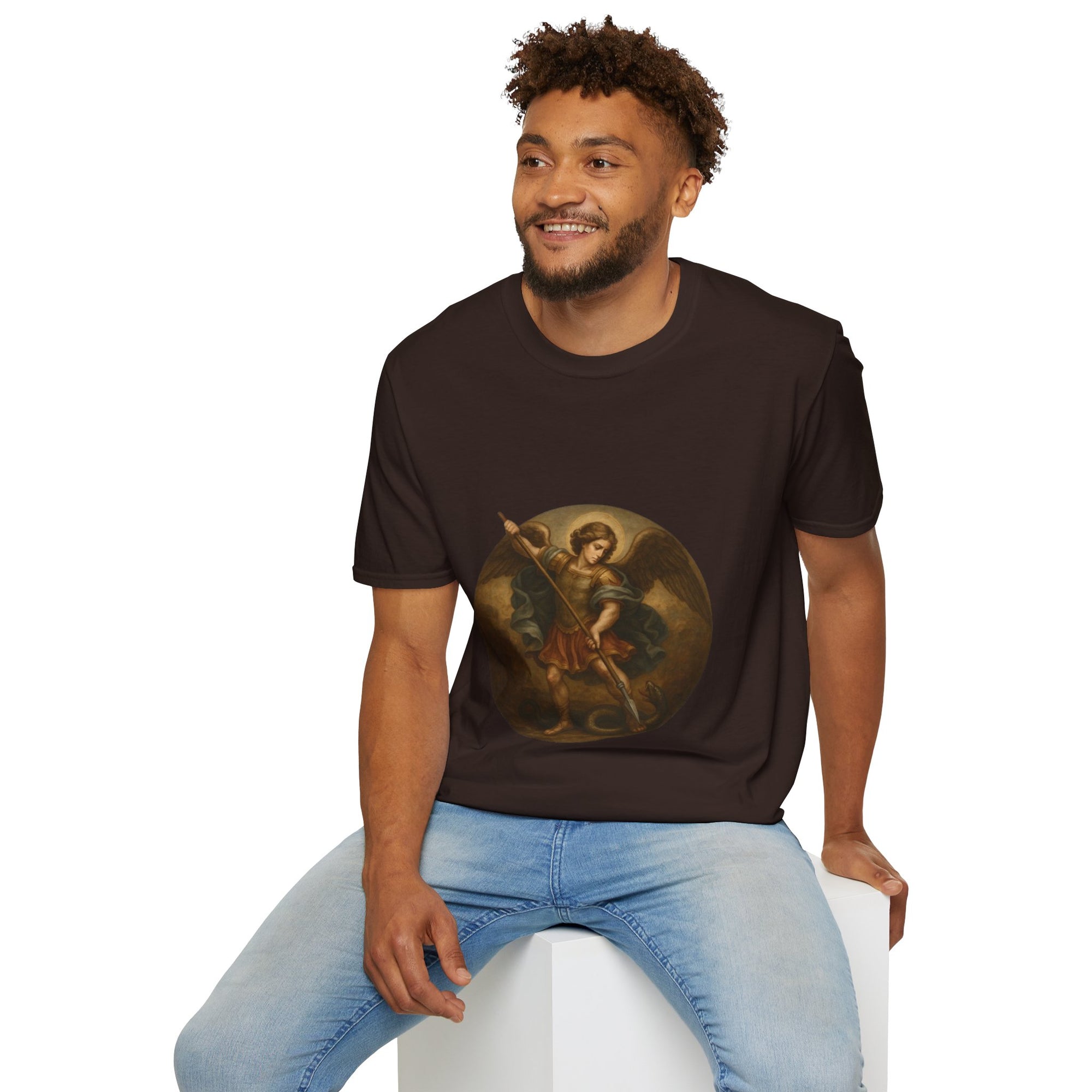 Archangel Michael, Unisex Softstyle T-Shirt