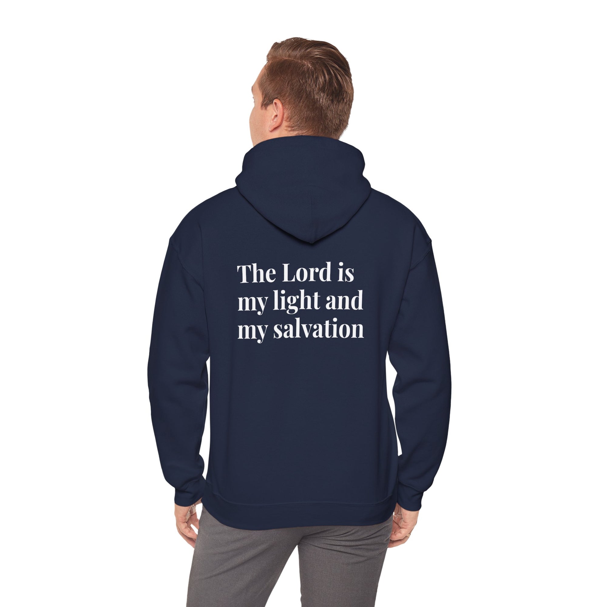 Psalm 27:1 Unisex Hooded Sweatshirt