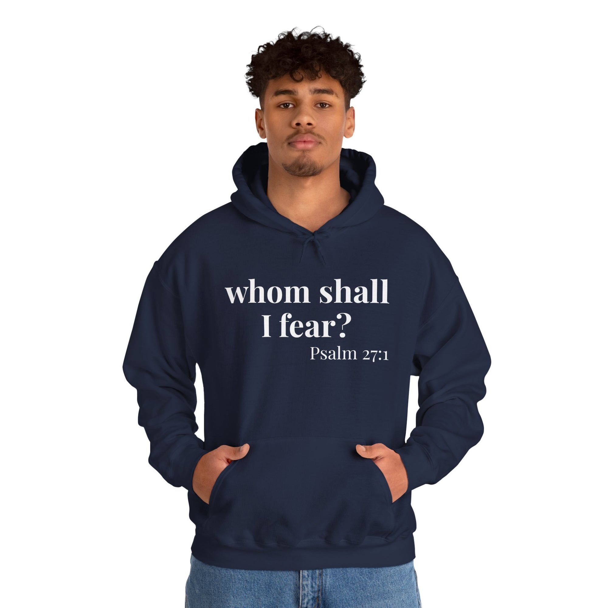Psalm 27:1 Unisex Hooded Sweatshirt