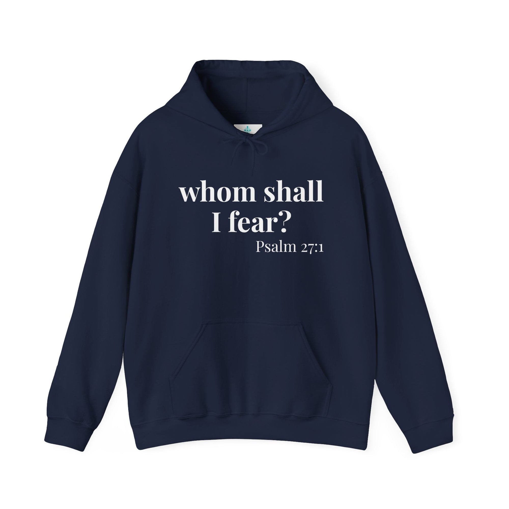 Psalm 27:1 Unisex Hooded Sweatshirt