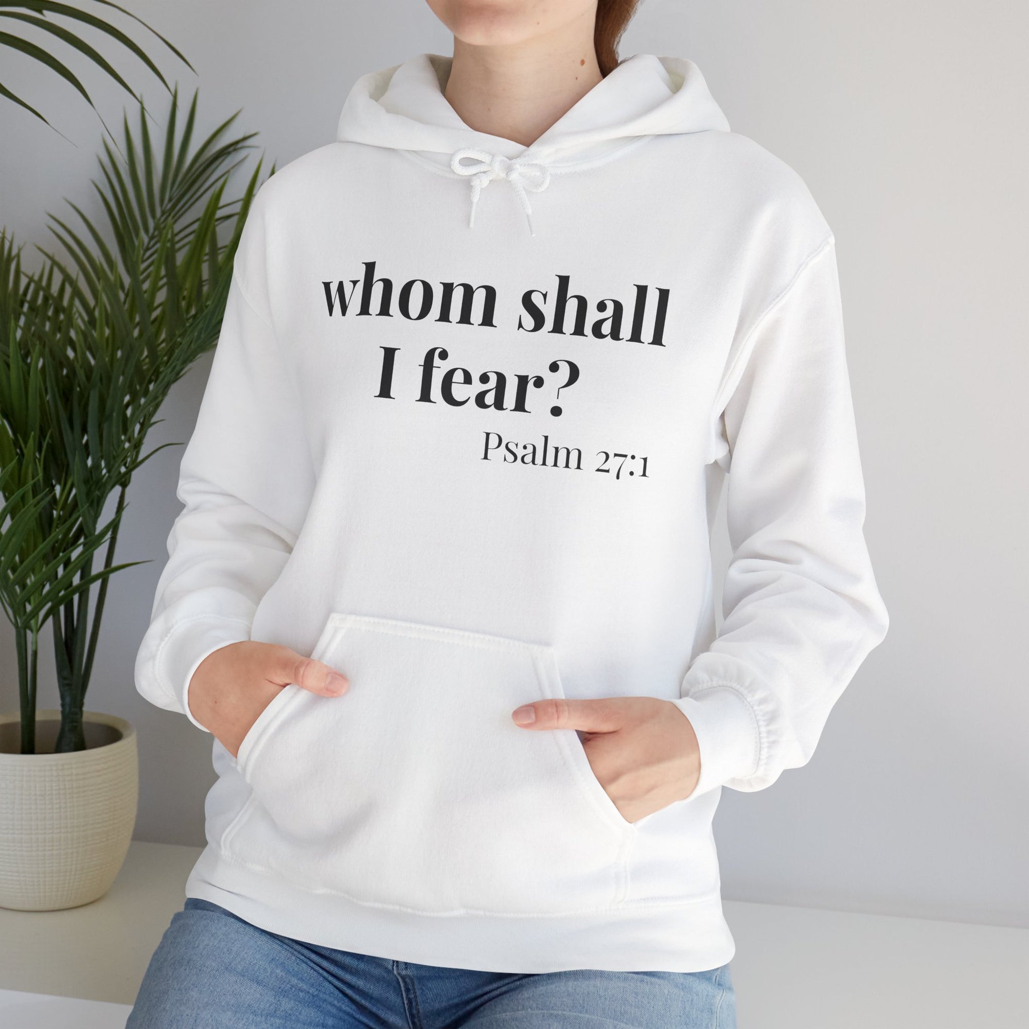 Psalm 27:1 Unisex Hooded Sweatshirt