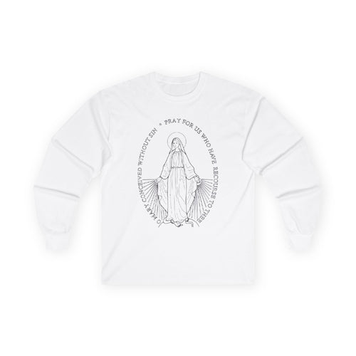 Miraculous Medal - Long Sleeve Tee